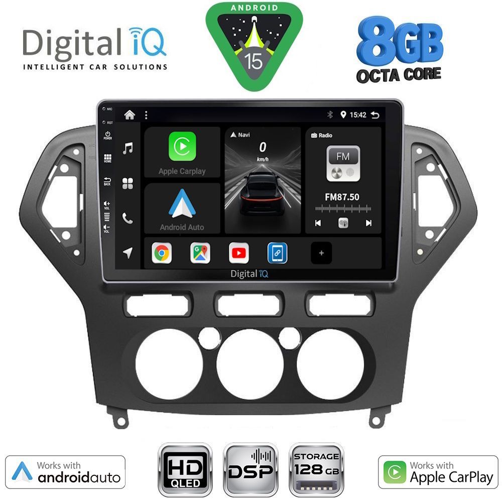 Βλησαρούλης Car Center - DIGITAL IQ BXF 7162_CPAA A/C (10inc) MULTIMEDIA TABLET for FORD MONDEO mod. 2007-2011