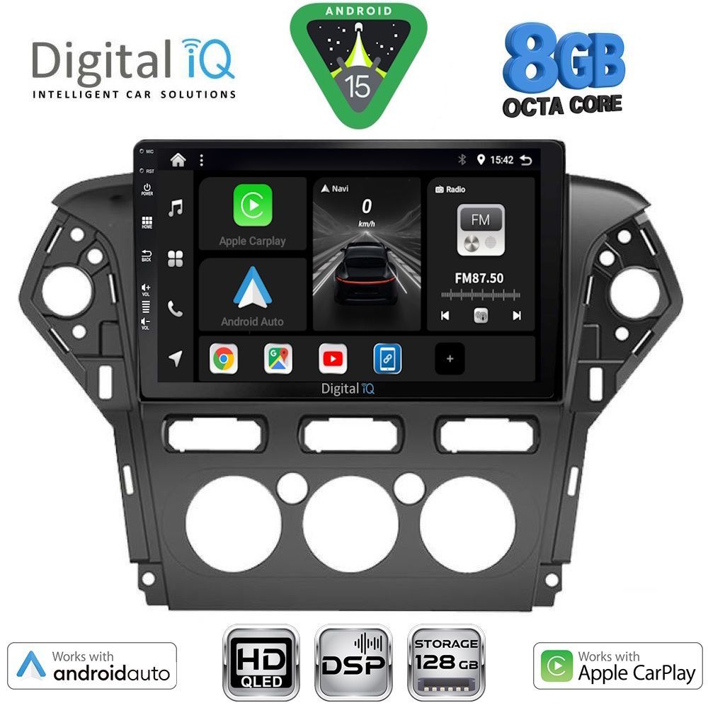 Βλησαρούλης Car Center - DIGITAL IQ BXF 7163_CPAA A/C (10inc) MULTIMEDIA TABLET for FORD MONDEO mod. 2011-2013