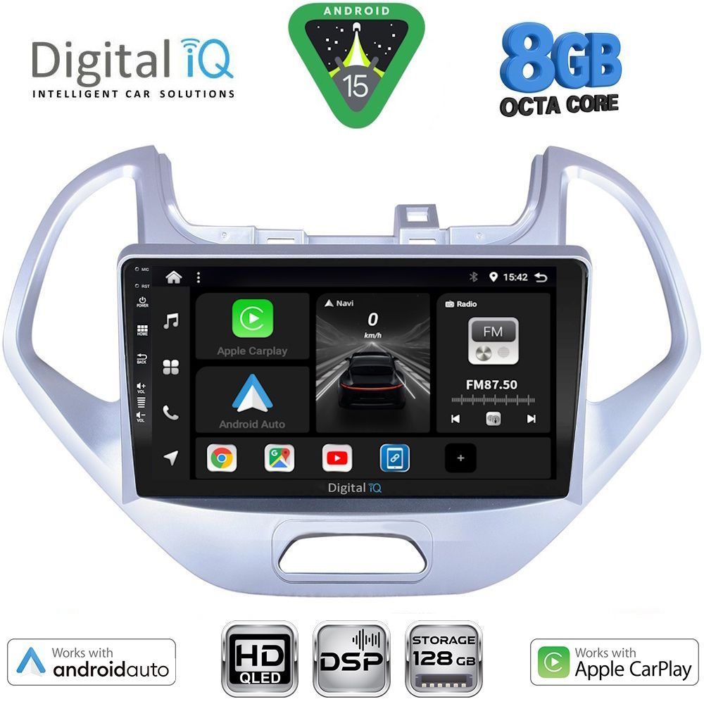 Βλησαρούλης Car Center - DIGITAL IQ BXF 7167LO_CPAA (9inc) MULTIMEDIA TABLET for FORD KA mod. 2017-2023