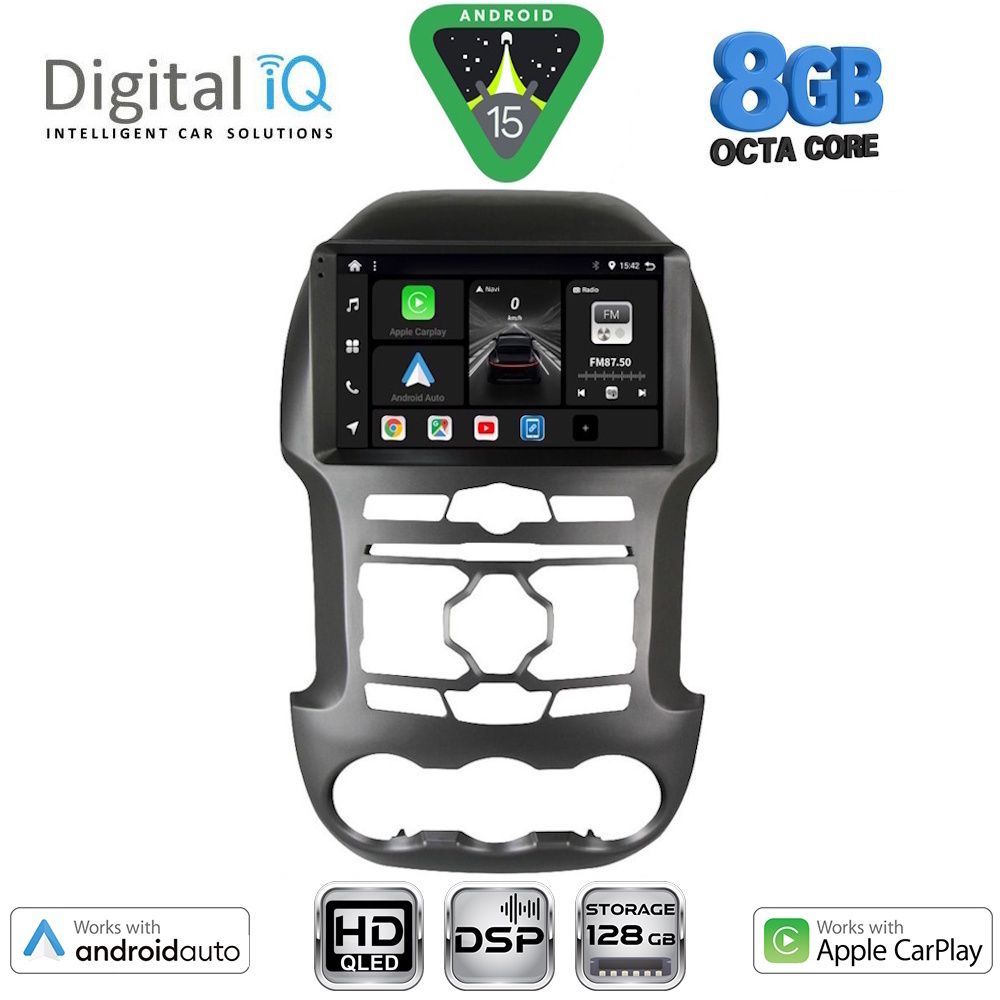 Βλησαρούλης Car Center - DIGITAL IQ BXF 7171S_CPAA (9inc) MULTIMEDIA TABLET for FORD RANGER mod. 2011-2015