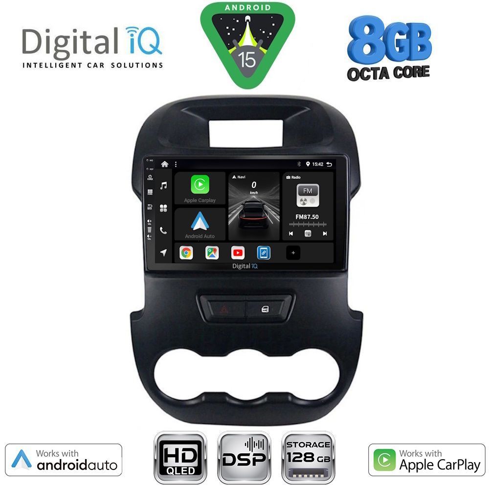 Βλησαρούλης Car Center - DIGITAL IQ BXF 7171_CPAA (9inc) MULTIMEDIA TABLET for FORD RANGER mod. 2011-2015