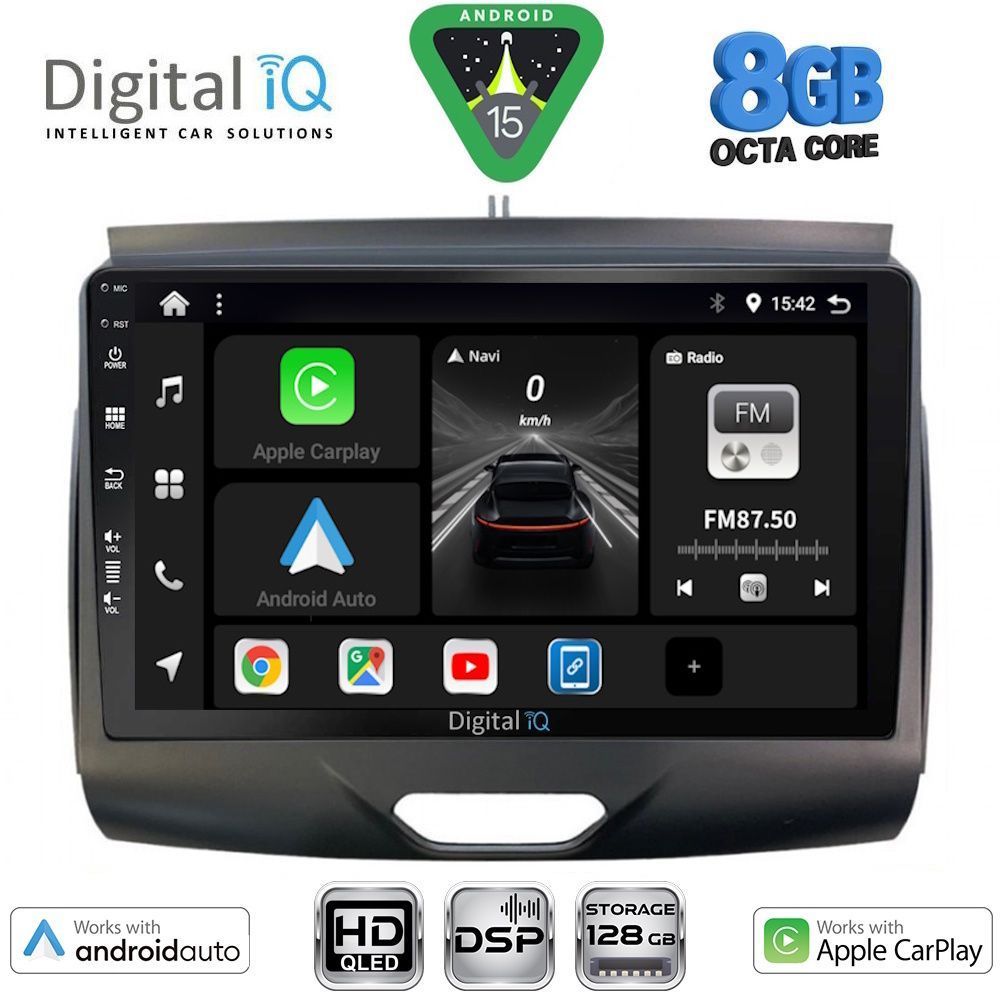 Βλησαρούλης Car Center - DIGITAL IQ BXF 7172_CPAA (9inc) MULTIMEDIA TABLET for FORD RANGER mod. 2015-2018
