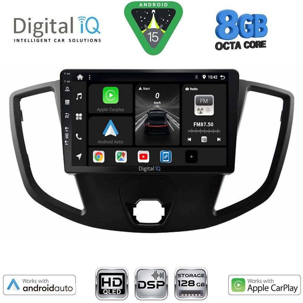 Βλησαρούλης Car Center - DIGITAL IQ BXF 7179_CPAA  (9inc) MULTIMEDIA TABLET for FORD TRANSIT mod. 2014-2020
