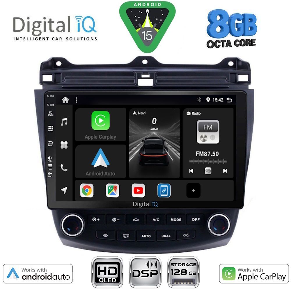 Βλησαρούλης Car Center - DIGITAL IQ BXF 7182_CPAA (10inc) MULTIMEDIA TABLET for HONDA ACCORD mod. 2003-2007