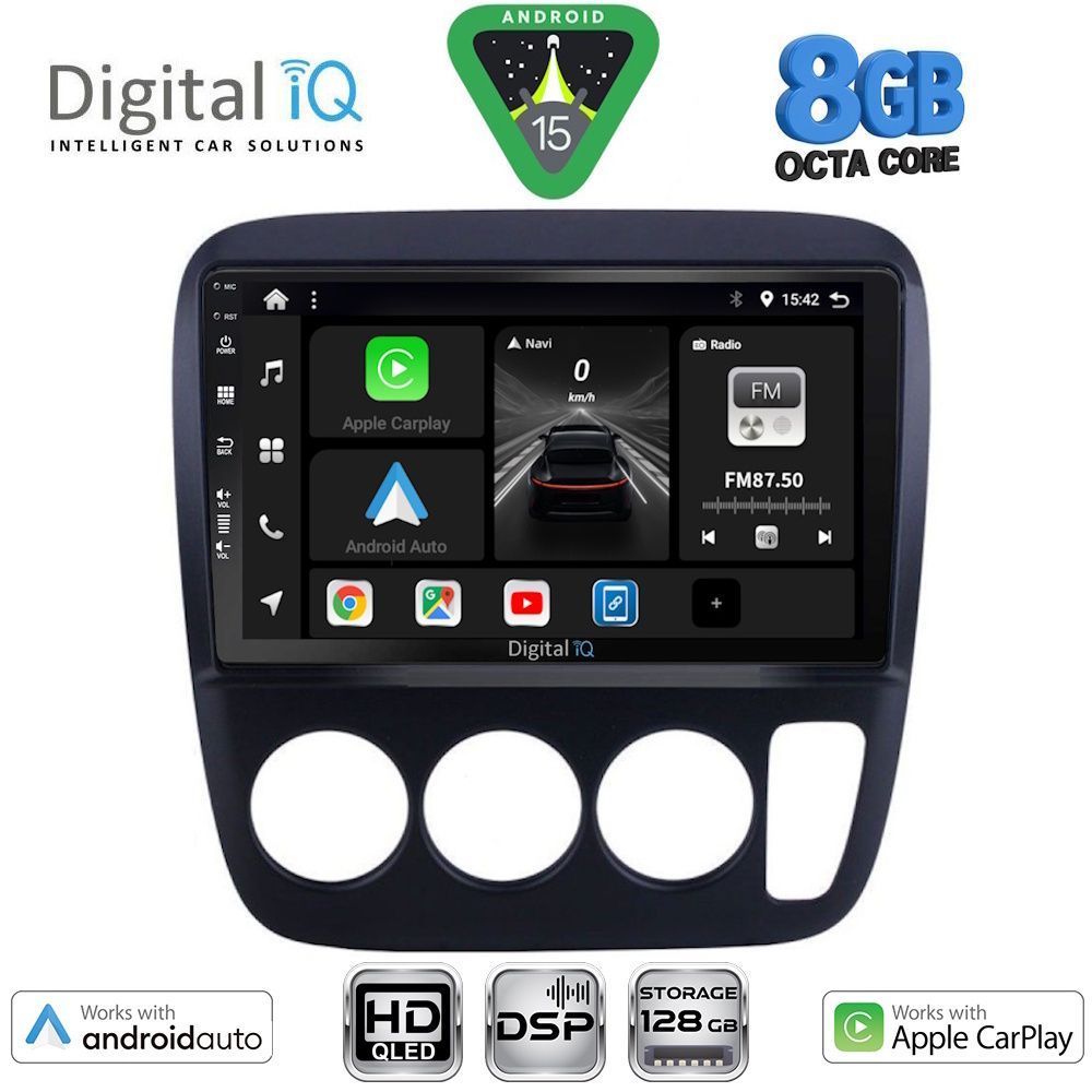 Βλησαρούλης Car Center - DIGITAL IQ BXF 7196_CPAA A/C (9inc) MULTIMEDIA TABLET for HONDA CRV mod. 1996-2006
