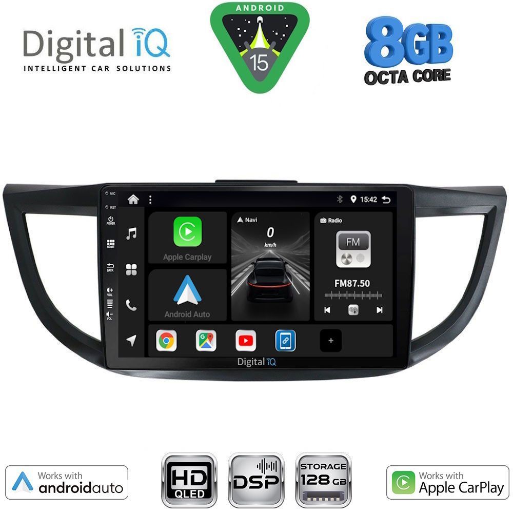 Βλησαρούλης Car Center - DIGITAL IQ BXF 7198_CPAA (10inc) MULTIMEDIA TABLET for HONDA CRV mod. 2013-2017