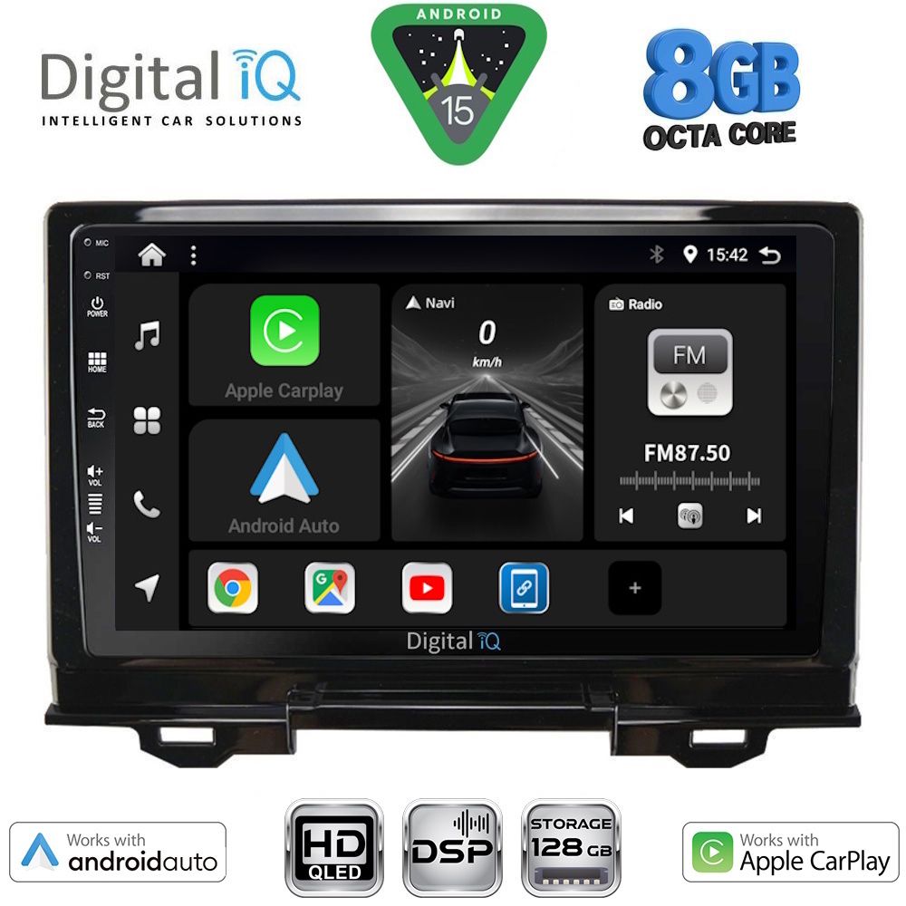 Βλησαρούλης Car Center - DIGITAL IQ BXF 7202_CPAA (9inc) MULTIMEDIA TABLET for HONDA HRV mod. 2021-2026