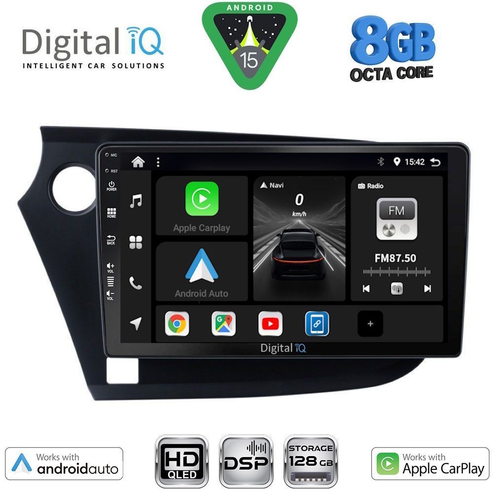 Βλησαρούλης Car Center - DIGITAL IQ BXF 7205_CPAA (9inc) MULTIMEDIA TABLET for HONDA INSIGHT mod. 2009-2014