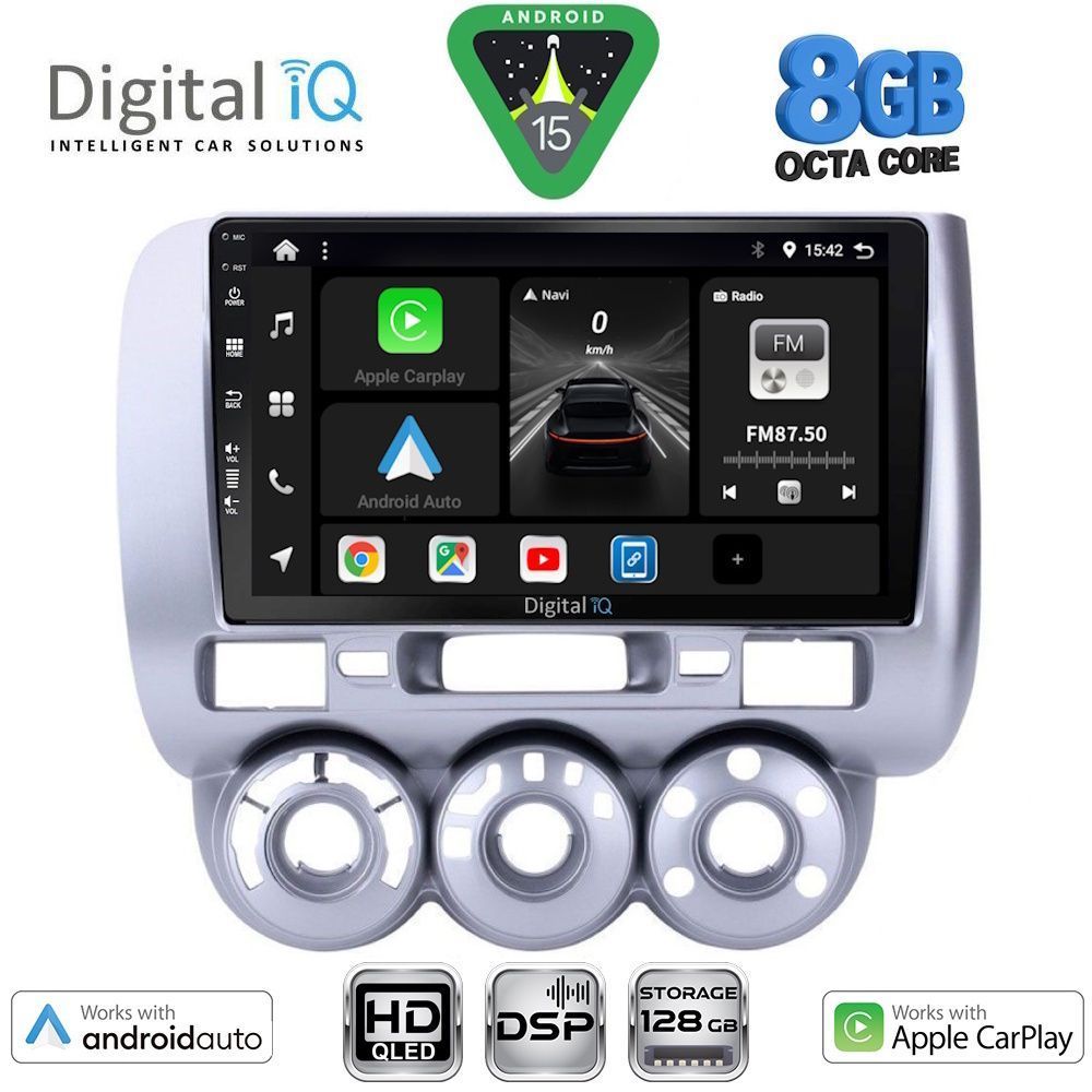 Βλησαρούλης Car Center - DIGITAL IQ BXF 7210_CPAA A/C (9inc) MULTIMEDIA TABLET for HONDA JAZZ mod. 2002-2008