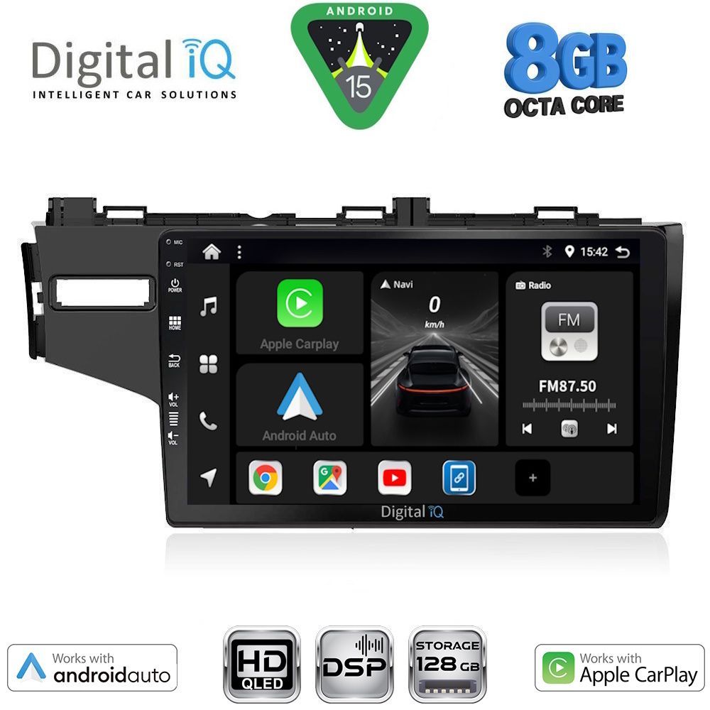 Βλησαρούλης Car Center - DIGITAL IQ BXF 7212_CPAA (10inc) MULTIMEDIA TABLET for HONDA JAZZ mod. 2013-2019