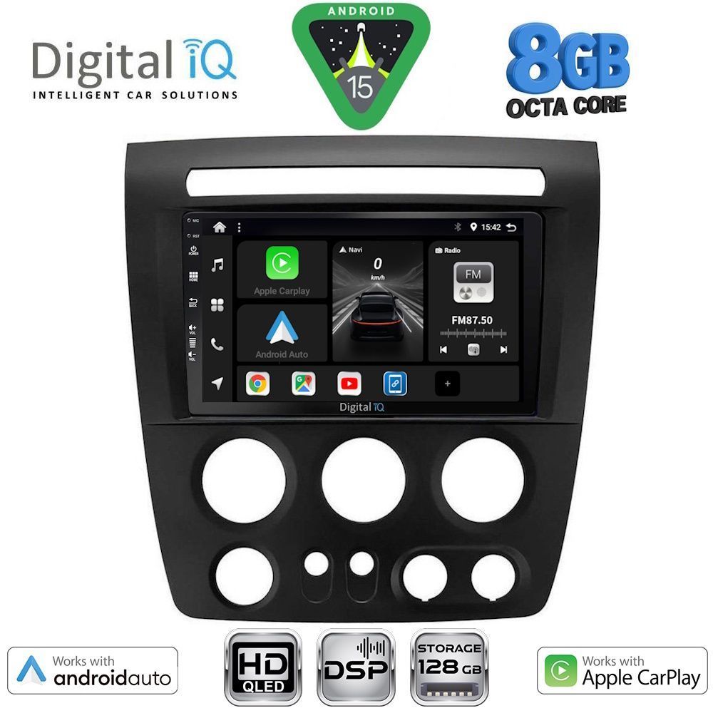 Βλησαρούλης Car Center - DIGITAL IQ BXF 7218_CPAA (9inc) MULTIMEDIA TABLET for HUMMER H3 mod. 2005-2009