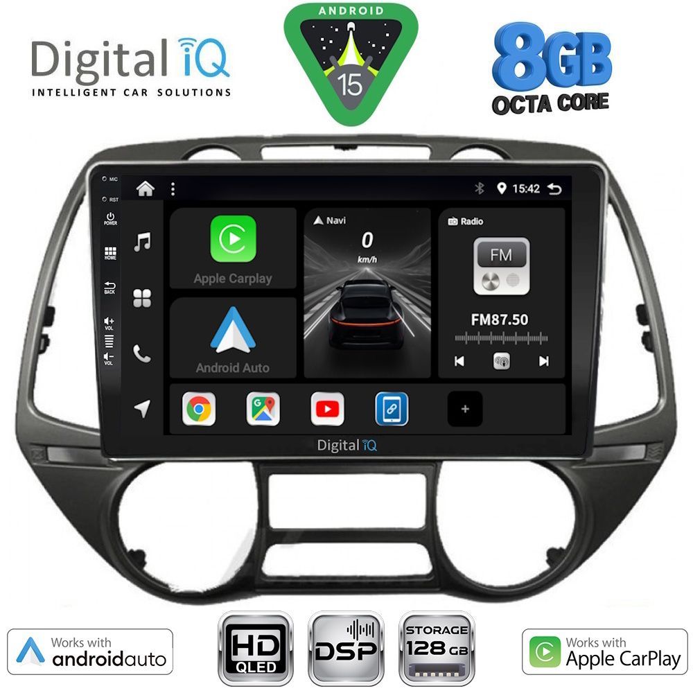 Βλησαρούλης Car Center - DIGITAL IQ BXF 7226_CPAA  (9inc) MULTIMEDIA TABLET for HYUNDAI i20 mod. 2008-2013