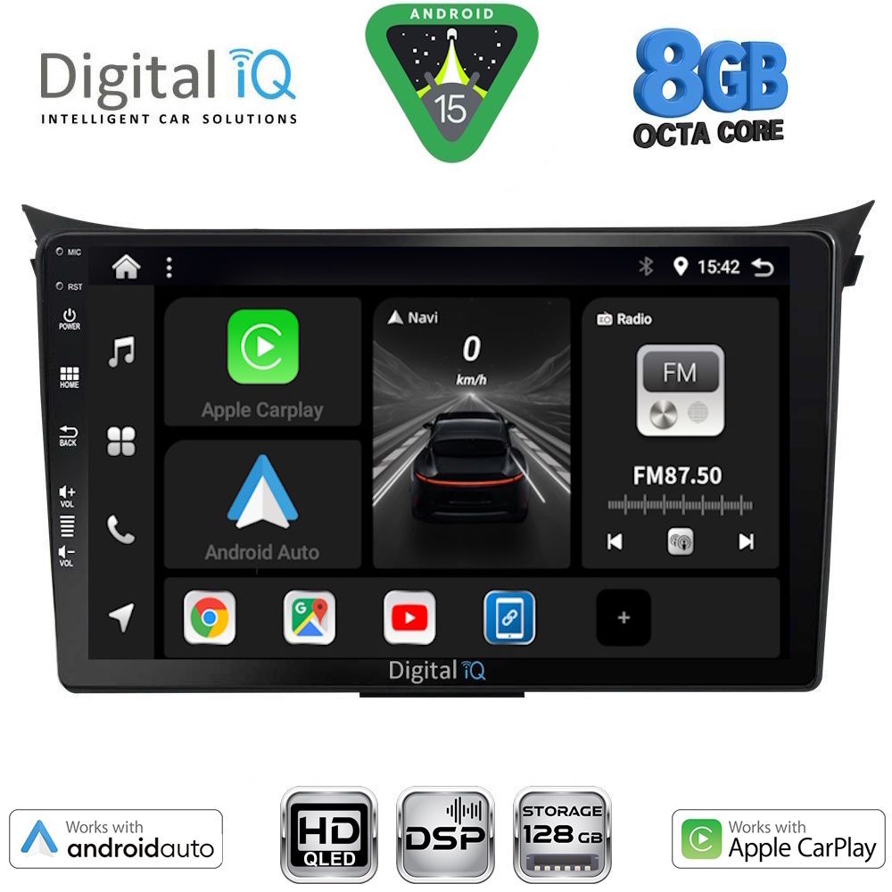 Βλησαρούλης Car Center - DIGITAL IQ BXF 7232_CPAA (9inc) MULTIMEDIA TABLET for HYUNDAI i30  mod. 2012-2017