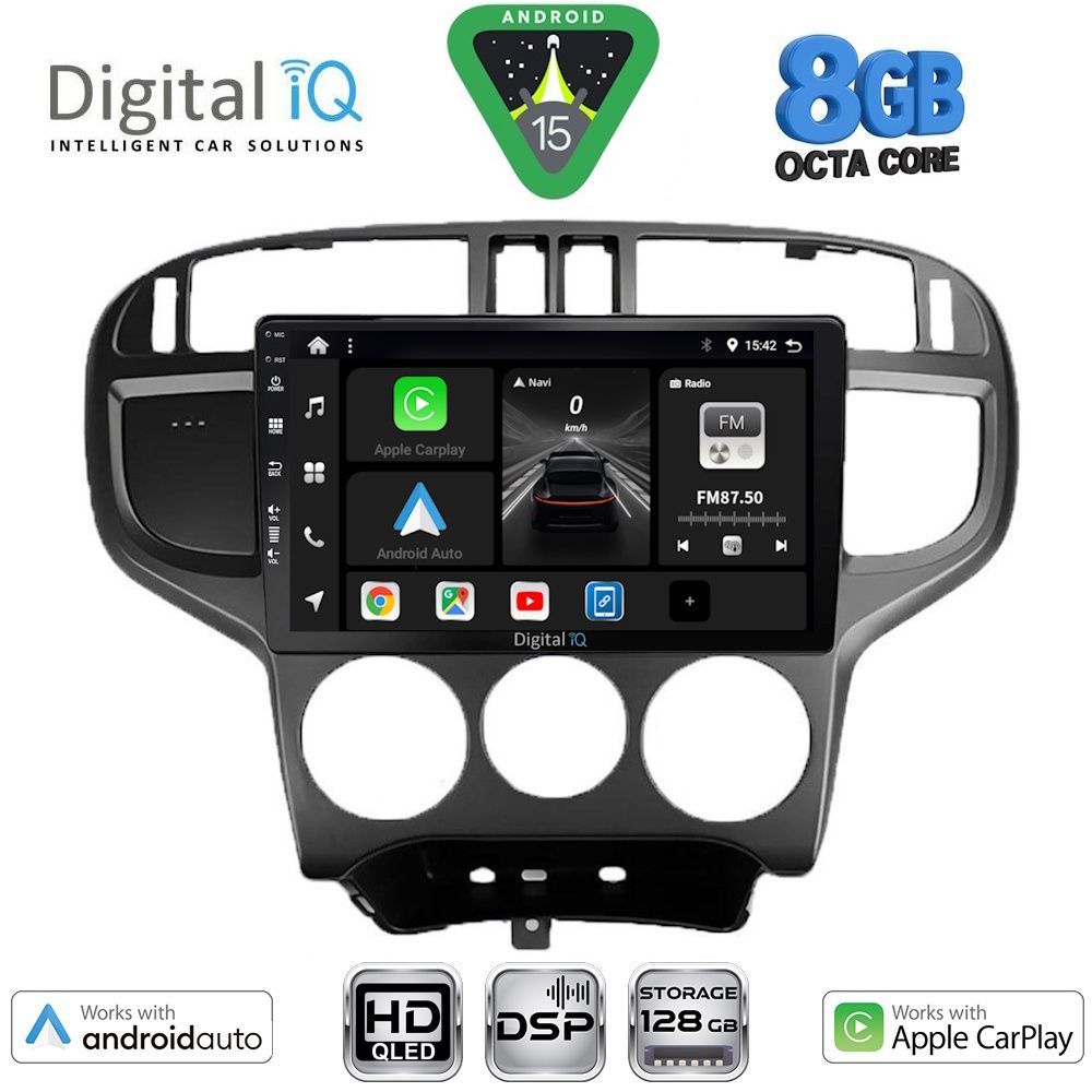 Βλησαρούλης Car Center - DIGITAL IQ BXF 7240_CPAA (9inc) MULTIMEDIA TABLET for HYUNDAI MATRIX mod. 2001-2010