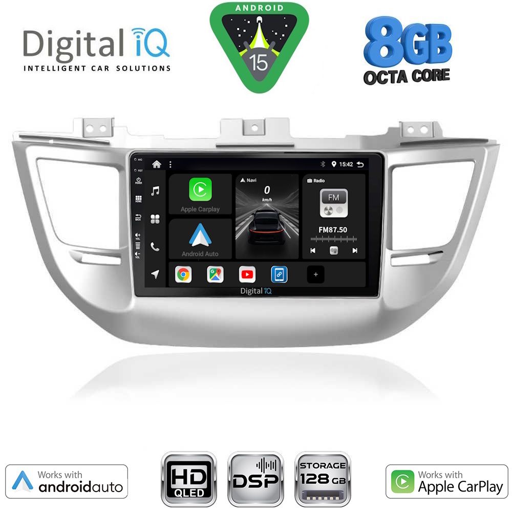 Βλησαρούλης Car Center - DIGITAL IQ BXF 7243_CPAA (9inc) MULTIMEDIA TABLET for HYUNDAI TUCSON  mod. 2015-2019