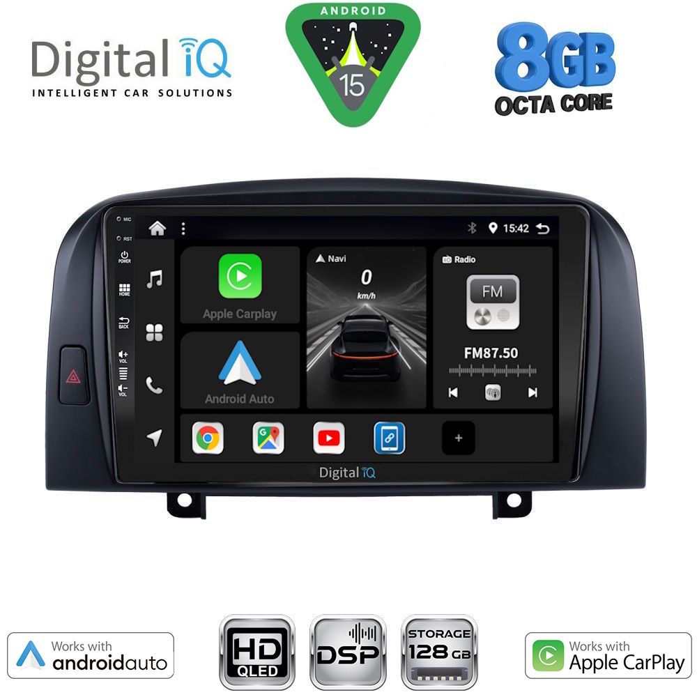 Βλησαρούλης Car Center - DIGITAL IQ BXF 7248_CPAA (9inc) MULTIMEDIA TABLET for HYUNDAI  SONATA mod. 2006-2009