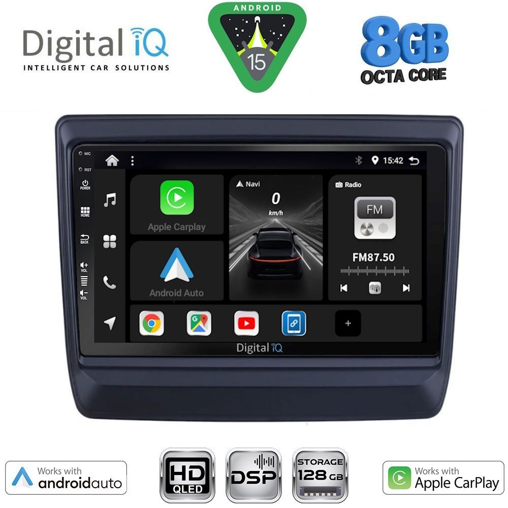 Βλησαρούλης Car Center - DIGITAL IQ BXF 7256_CPAA (9inc) MULTIMEDIA TABLET for ISUZU DMAX mod. 2020-2026