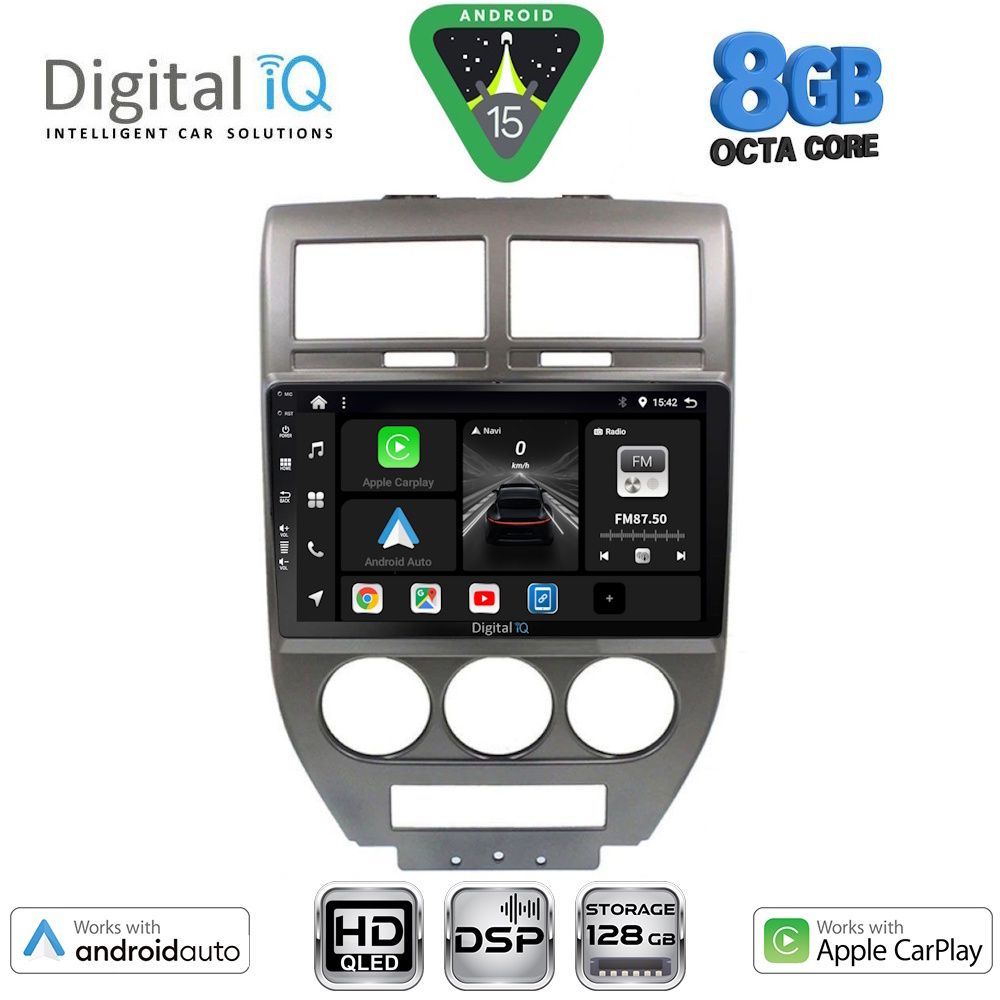Βλησαρούλης Car Center - DIGITAL IQ BXF 7276_CPAA (10inc) MULTIMEDIA TABLET for JEEP COMPASS - PATRIOT mod. 2007-2016