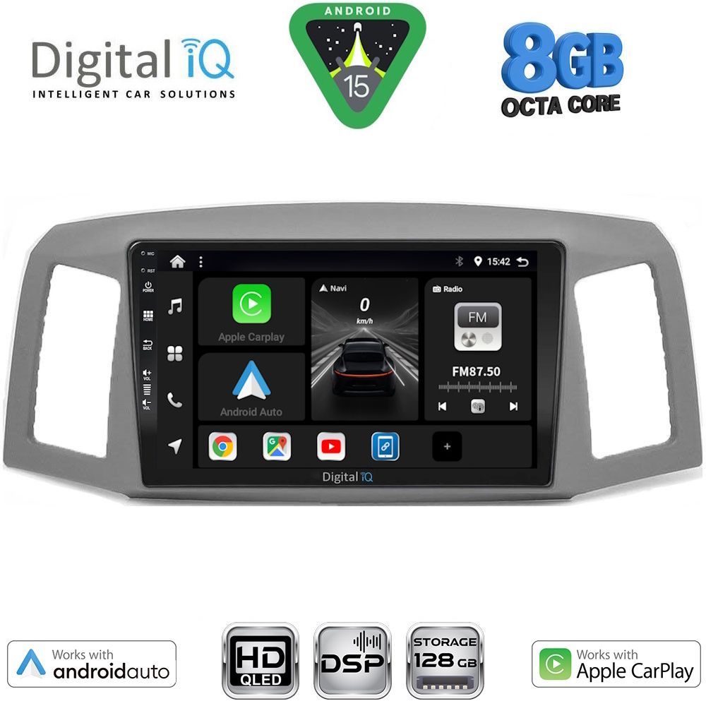 Βλησαρούλης Car Center - DIGITAL IQ BXF 7281_CPAA (10inc) MULTIMEDIA TABLET for JEEP GRAND CHEROKEE mod. 2005-2007