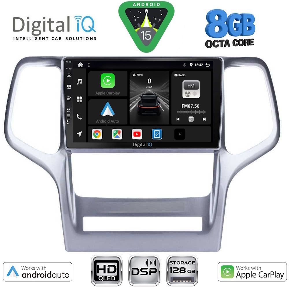 Βλησαρούλης Car Center - DIGITAL IQ BXF 7282_CPAA (9inc) MULTIMEDIA TABLET for JEEP GRAND CHEROKEE mod. 2011-2014