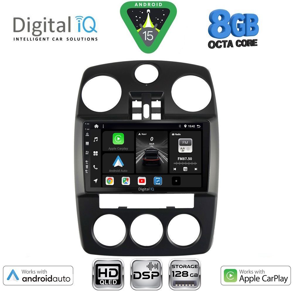 Βλησαρούλης Car Center - DIGITAL IQ BXF 7287_CPAA (9inc) MULTIMEDIA for CHRYSLER PT CRUISER mod. 2005-2010