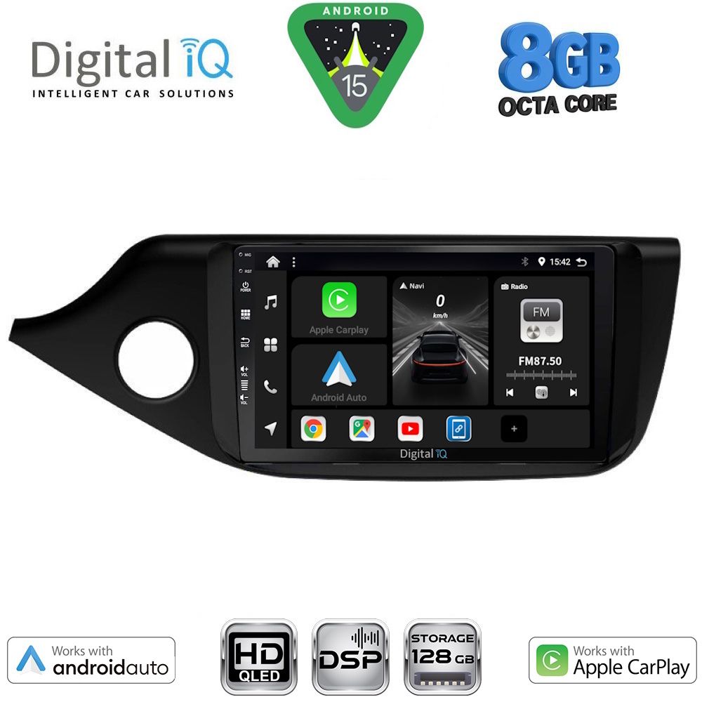 Βλησαρούλης Car Center - DIGITAL IQ BXF 7302_CPAA (9inc) MULTIMEDIA TABLET for KIA CEED  mod. 2012-2018