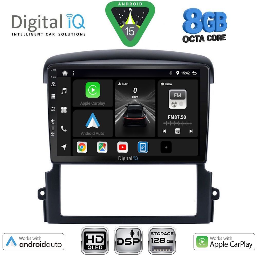 Βλησαρούλης Car Center - DIGITAL IQ BXF 7317_CPAA (9inc) MULTIMEDIA TABLET for KIA SORENTO mod. 2006-2009