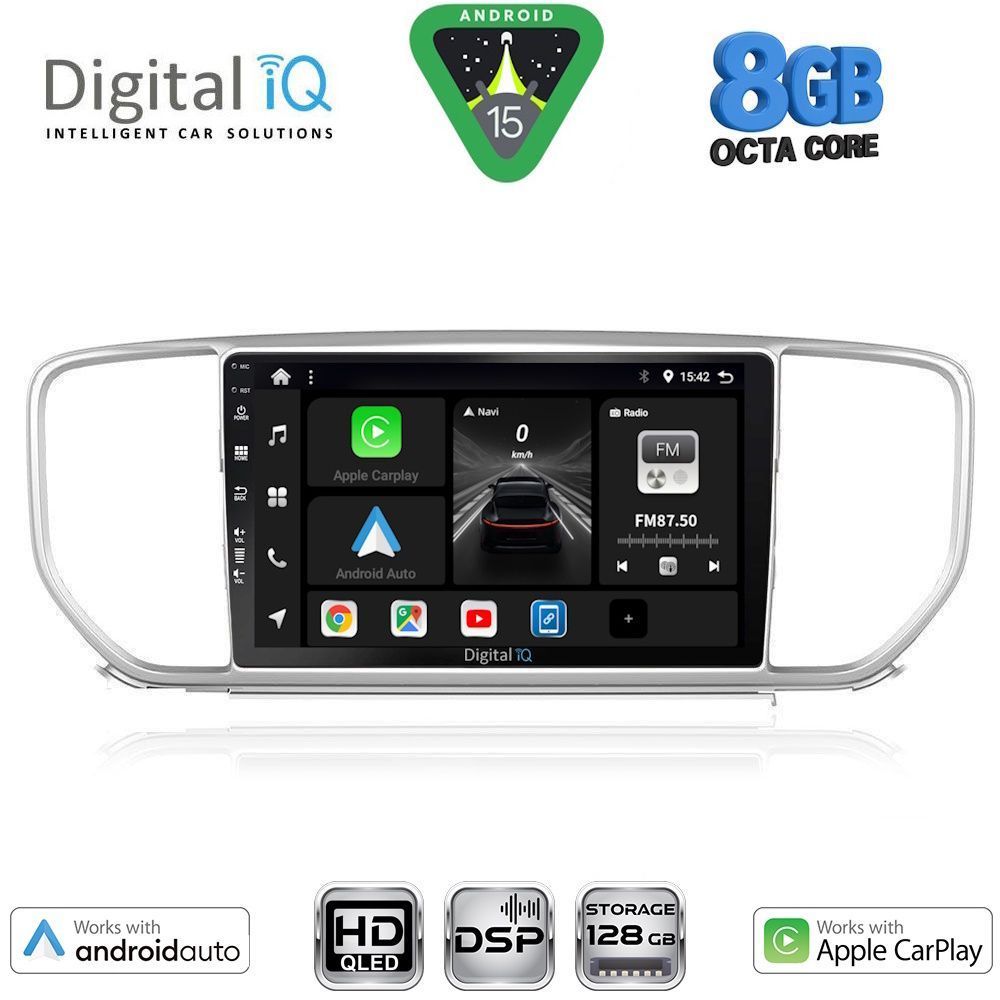 Βλησαρούλης Car Center - DIGITAL IQ BXF 7327_CPAA (9inc) MULTIMEDIA TABLET for KIA SPORTAGE mod. 2018-2021