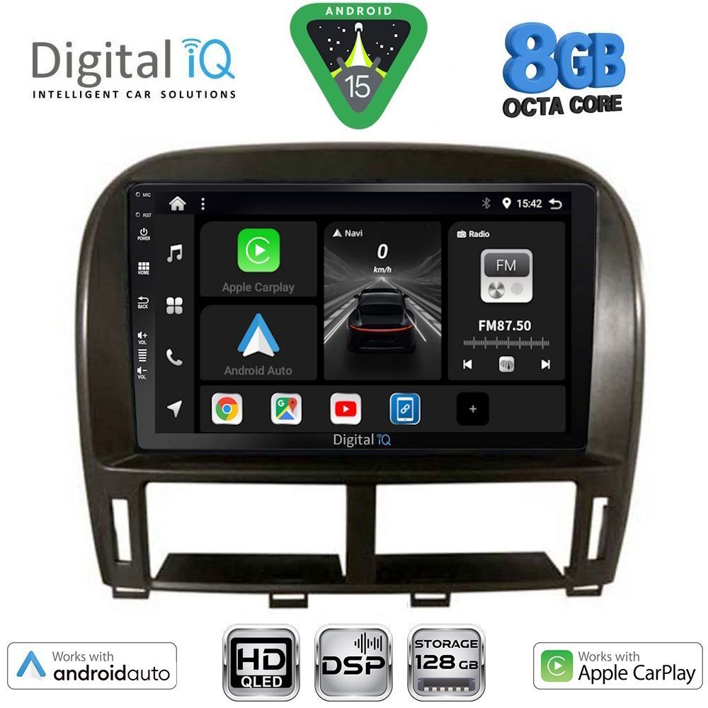 Βλησαρούλης Car Center - DIGITAL IQ BXF 7343_CPAA (9inc) MULTIMEDIA TABLET for LEXUS LS 430 – XF 430 mod. 2000-2006