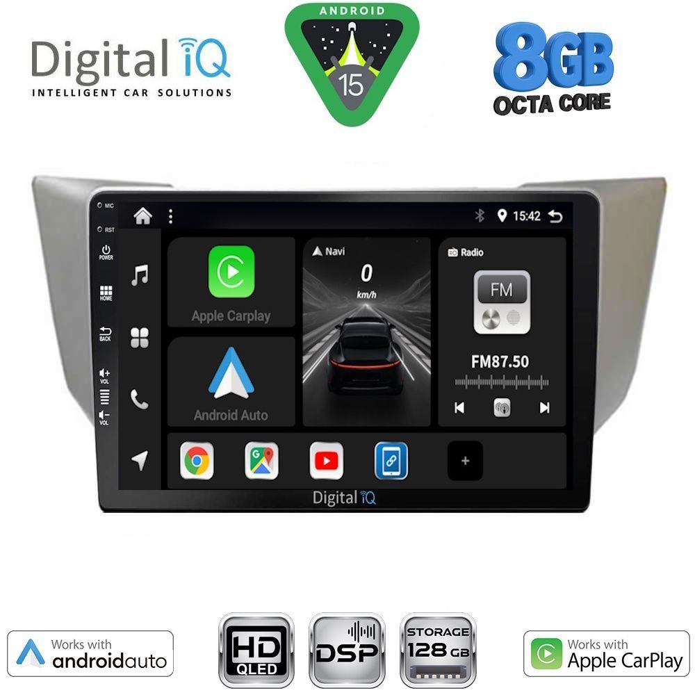 Βλησαρούλης Car Center - DIGITAL IQ BXF 7345_CPAA (9inc) MULTIMEDIA TABLET for LEXUS RX 300 – 400 mod. 2003-2008