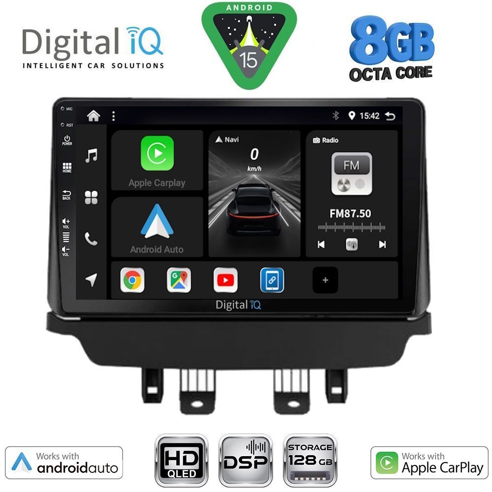 Βλησαρούλης Car Center - DIGITAL IQ BXF 7362_CPAA (9inc) MULTIMEDIA TABLET for MAZDA 2 mod. 2014-2023