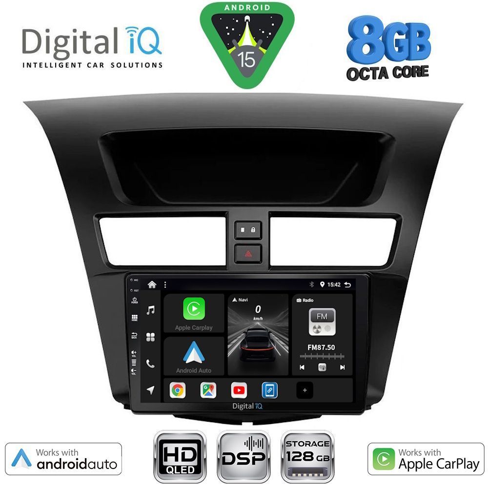 Βλησαρούλης Car Center - DIGITAL IQ BXF 7364_CPAA (9inc) MULTIMEDIA TABLET for MAZDA BT50 mod. 2012-2019