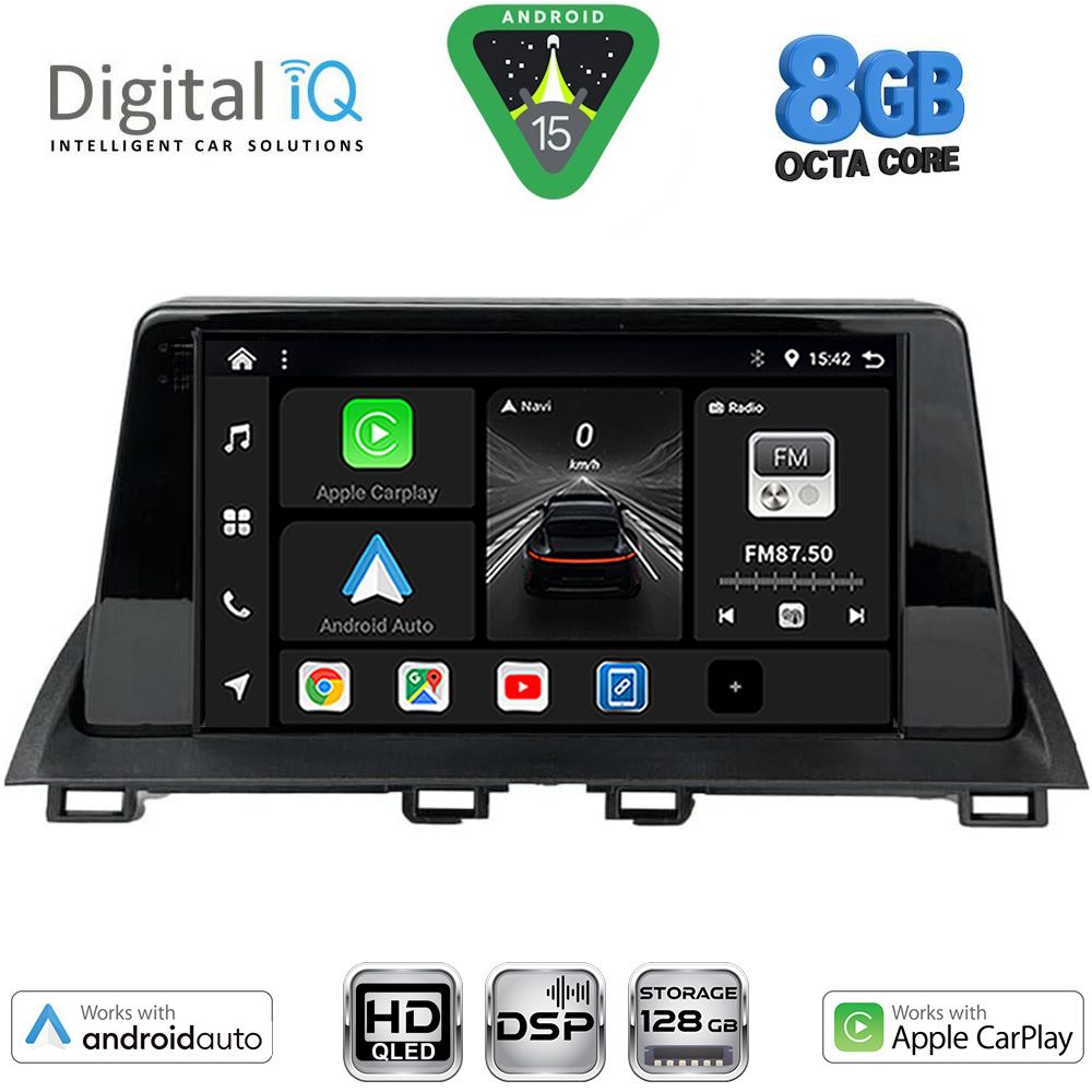 Βλησαρούλης Car Center - DIGITAL IQ BXF 7367_CPAA (9inc) MULTIMEDIA TABLET for MAZDA 3 mod. 2014-2019