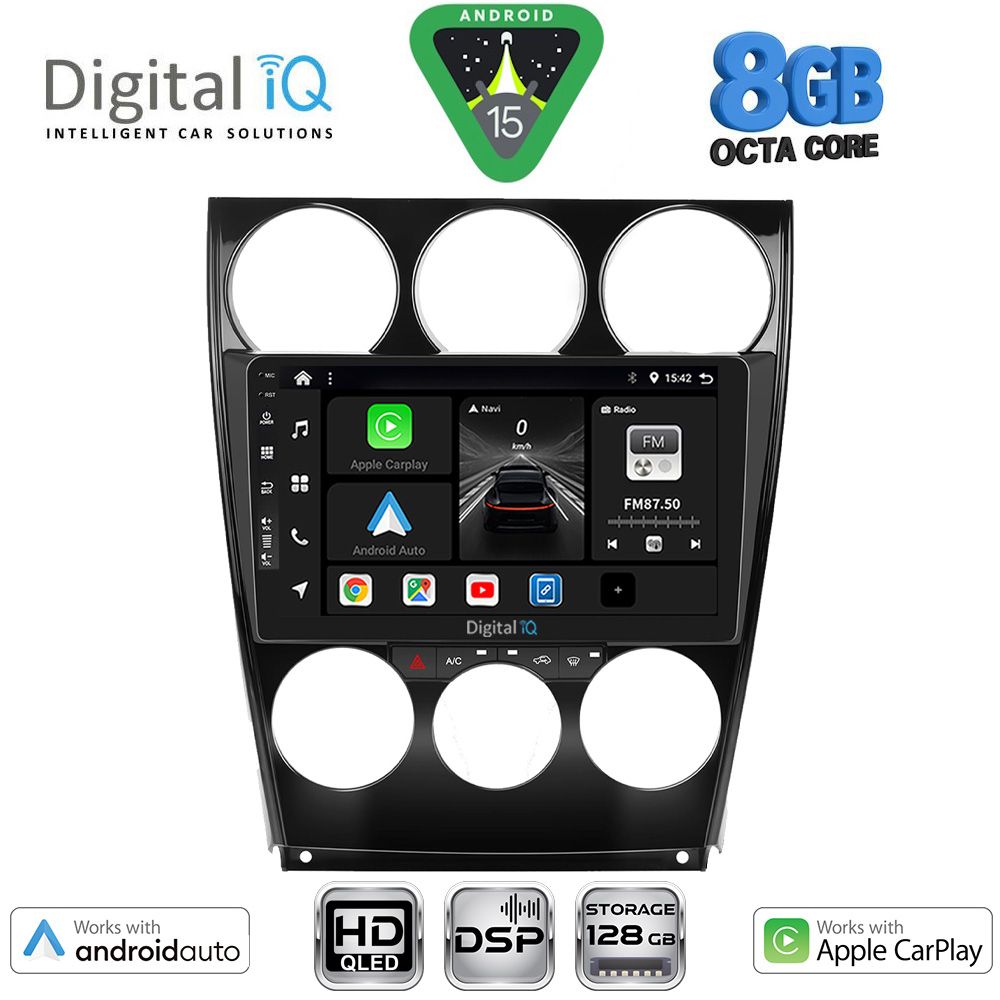 Βλησαρούλης Car Center - DIGITAL IQ BXF 7375_CPAA (9inc) MULTIMEDIA TABLET for MAZDA 6 (FACELIFT) mod. 2005-2008