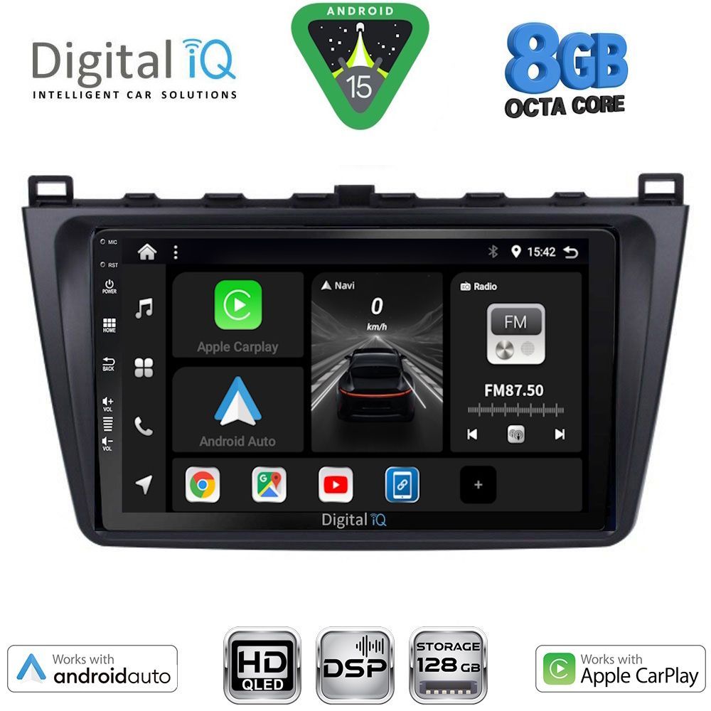 Βλησαρούλης Car Center - DIGITAL IQ BXF 7377_CPAA (9inc) MULTIMEDIA TABLET for MAZDA 6 mod. 2008-2012