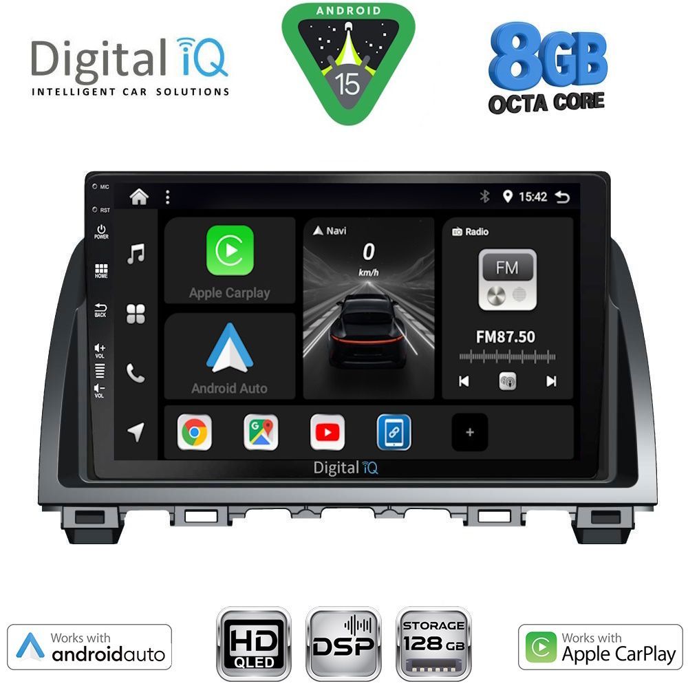 Βλησαρούλης Car Center - DIGITAL IQ BXF 7378_CPAA (9inc) MULTIMEDIA TABLET for MAZDA 6 mod. 2012-2017