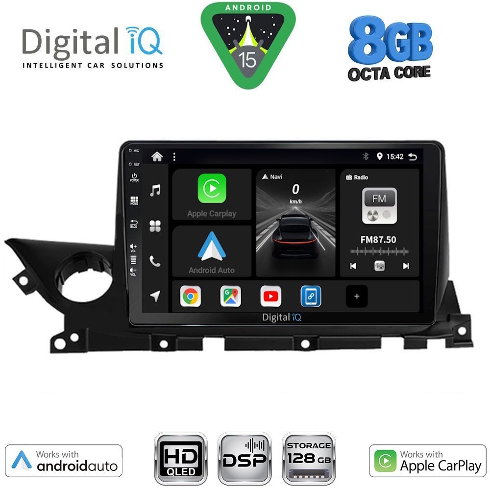 Βλησαρούλης Car Center - DIGITAL IQ BXF 7379B_CPAA (9inc) MULTIMEDIA TABLET for MAZDA 6 mod. 2021-2026