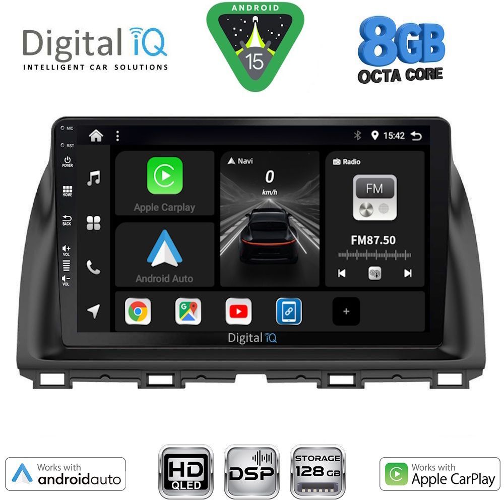 Βλησαρούλης Car Center - DIGITAL IQ BXF 7380_CPAA (10inc) MULTIMEDIA TABLET for MAZDA  CX5 mod. 2013-2017