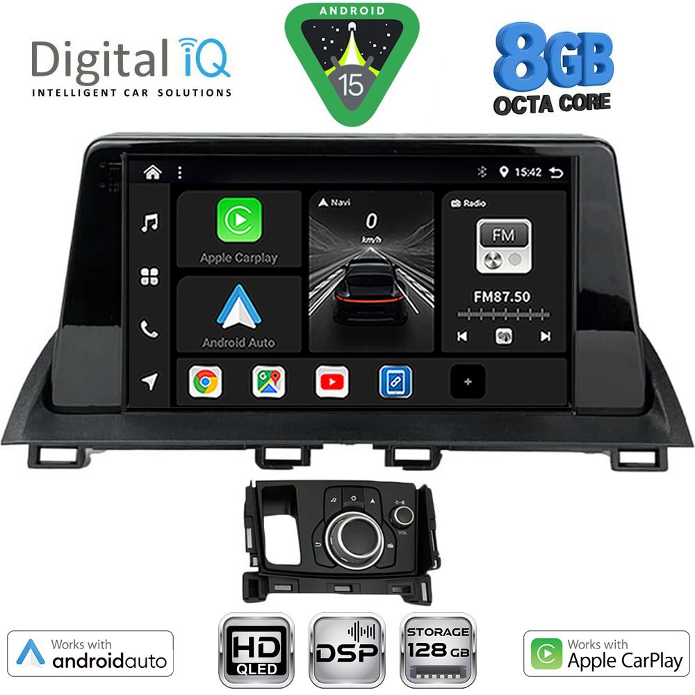 Βλησαρούλης Car Center - DIGITAL IQ BXF 7386_CPAA (9inc) MULTIMEDIA TABLET for MAZDA  CX4 mod. 2016-2025