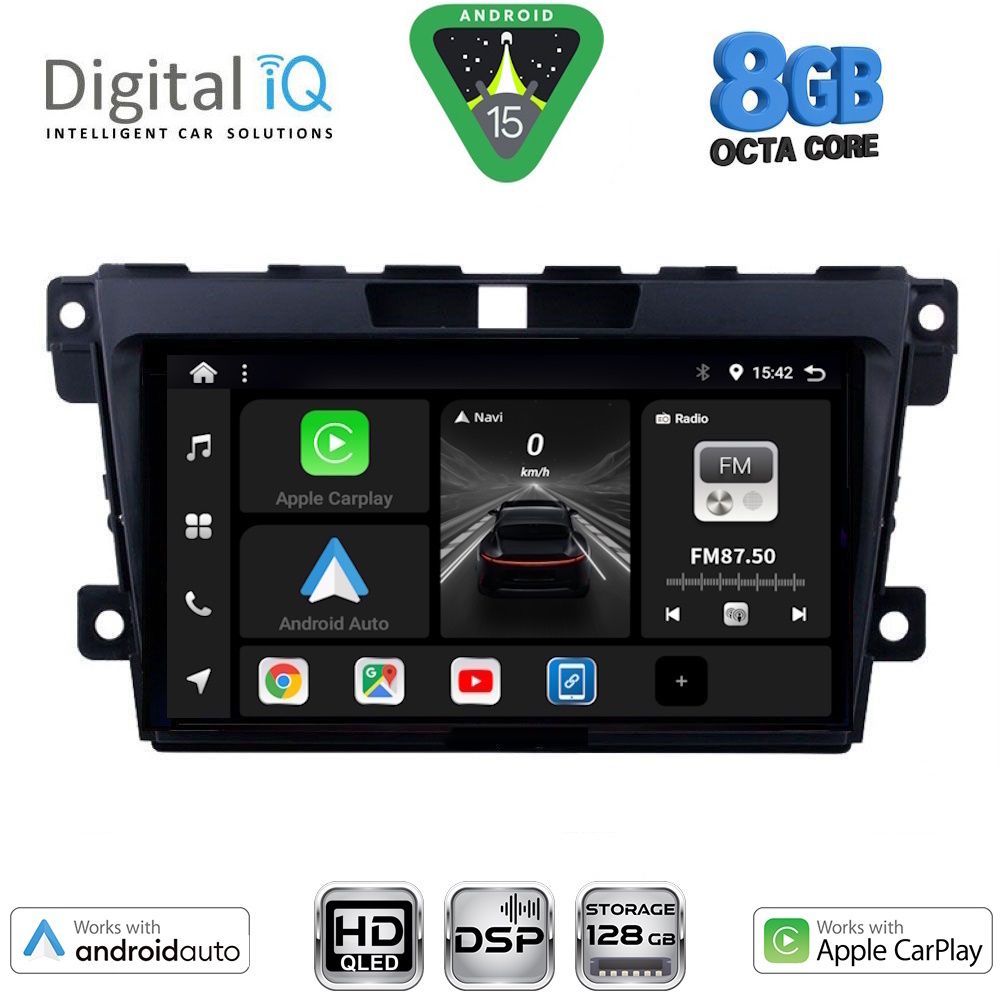Βλησαρούλης Car Center - DIGITAL IQ BXF 7389_CPAA (9inc) MULTIMEDIA TABLET for MAZDA CX7  mod. 2006-2012