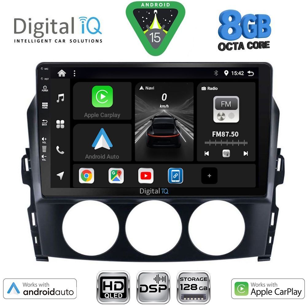 Βλησαρούλης Car Center - DIGITAL IQ BXF 7392_CPAA (9inc) MULTIMEDIA TABLET for MAZDA MX5 mod. 2005-2015