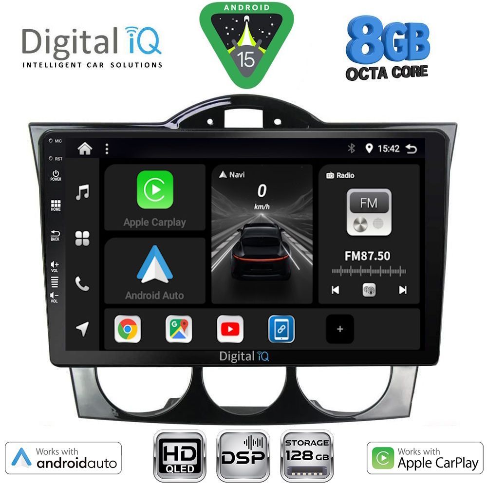 Βλησαρούλης Car Center - DIGITAL IQ BXF 7394_CPAA (9inc) MULTIMEDIA TABLET for MAZDA RX8 mod. 2001-2008