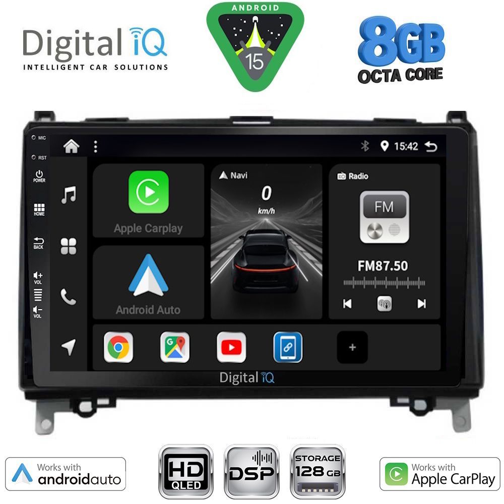 Βλησαρούλης Car Center - DIGITAL IQ BXF 7400_CPAA (9inc) MULTIMEDIA TABLET for MERCEDES A – B -SPRINTER – VITO mod. 2007-2019