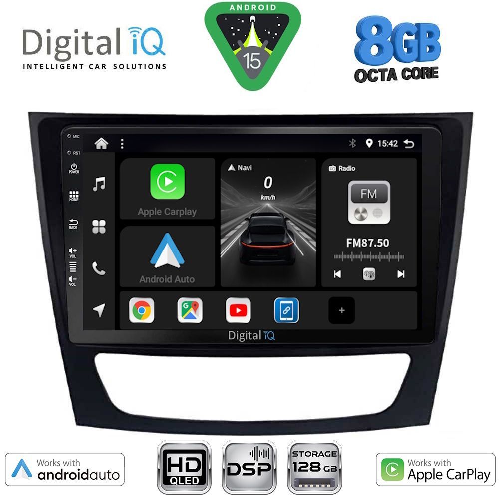 Βλησαρούλης Car Center - DIGITAL IQ BXF 7408_CPAA (9inc) MULTIMEDIA TABLET for MERCEDES E (W211) – CLS (W219) mod. 2003-2009