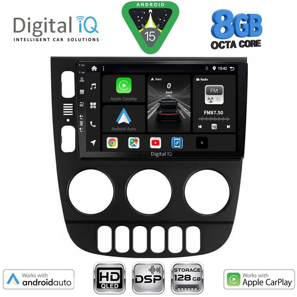 Βλησαρούλης Car Center - DIGITAL IQ BXF 7413_CPAA (9inc) MULTIMEDIA TABLET for MERCEDES ML (W163) mod. 2002-2005