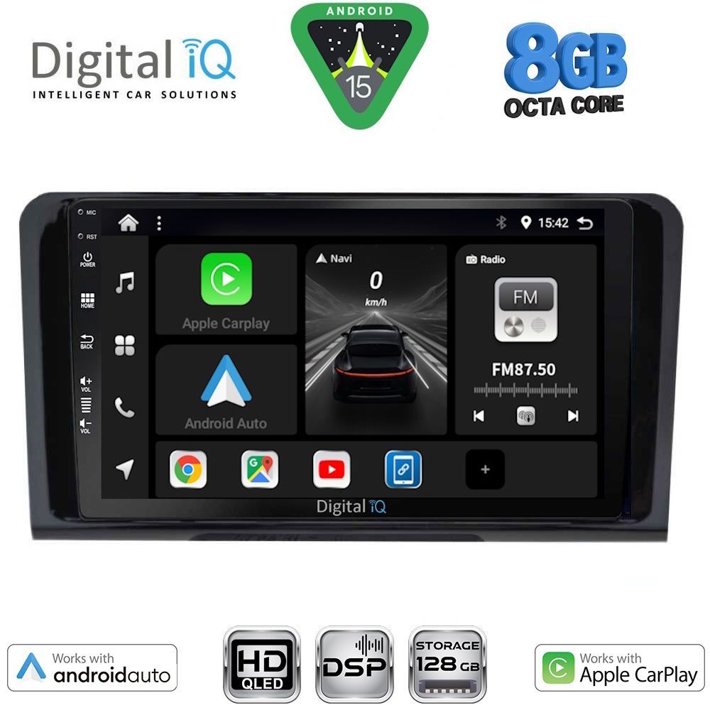 Βλησαρούλης Car Center - DIGITAL IQ BXF 7414_CPAA (9inc) MULTIMEDIA TABLET for MERCEDES ML (W164) – GL (X164) mod. 2005-2011