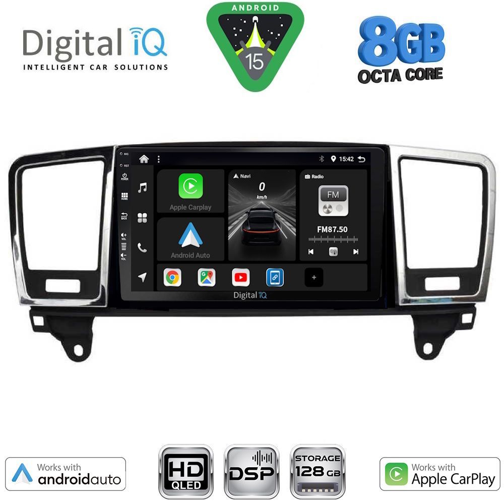 Βλησαρούλης Car Center - DIGITAL IQ BXF 7415_CPAA (9inc) MULTIMEDIA TABLET for MERCEDES ML (W166) – GL (X166) mod. 2011-2019