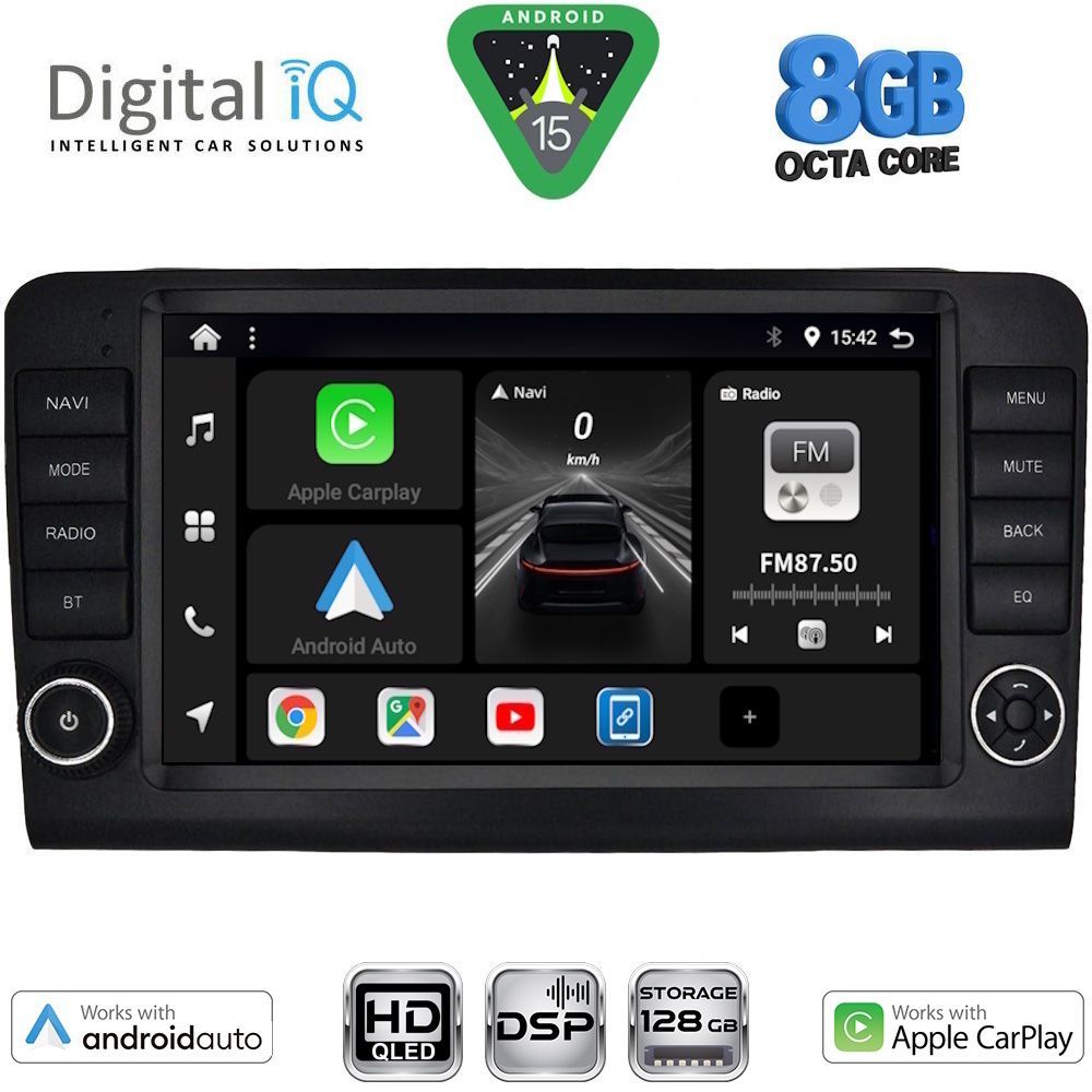 Βλησαρούλης Car Center - DIGITAL IQ BXF 7416_CPAA (9inc) MULTIMEDIA TABLET for MERCEDES ML (W164) – GL (X164) mod. 2005-2011