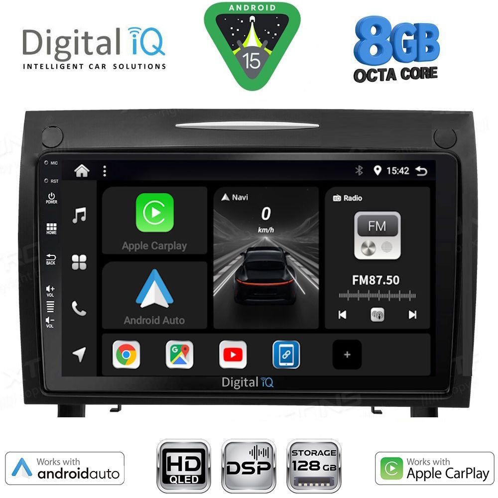 Βλησαρούλης Car Center - DIGITAL IQ BXF 7419_CPAA (9inc) MULTIMEDIA TABLET for MERCEDES SLK R171 mod. 2004-2010