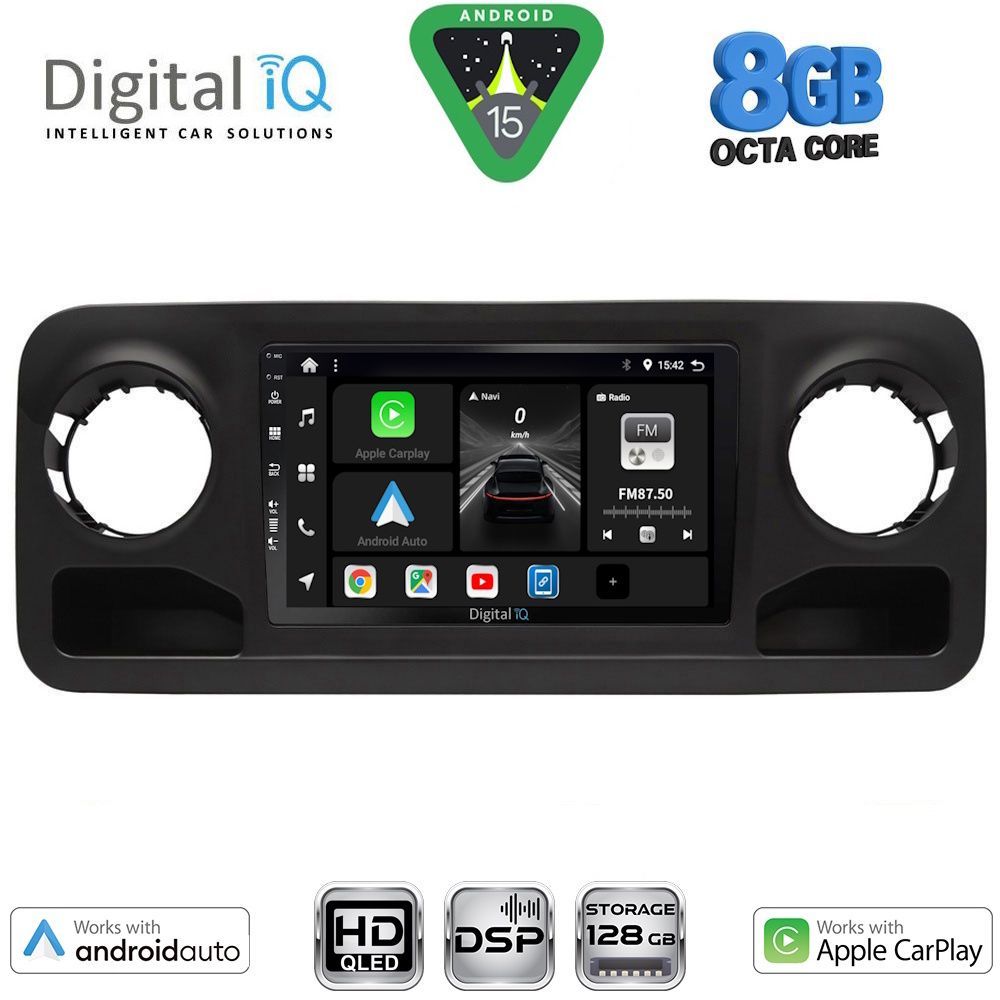 Βλησαρούλης Car Center - DIGITAL IQ BXF 7424_CPAA (10inc) MULTIMEDIA TABLET for MERCEDES SPRINTER mod. 2018-2026